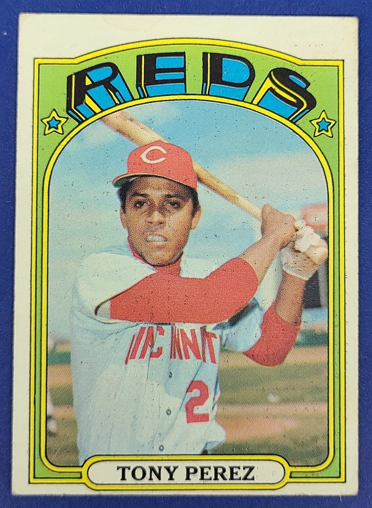 1972 Topps #80 Tony Perez Cincinnati Reds Baseball Card Z1