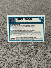 2007 Bowman Chrome 1st Draft Picks & Prospects Freddie Freeman #BDPP12 ~ Braves