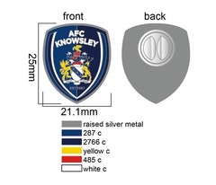 AFC Knowsley Non-League football pin badge