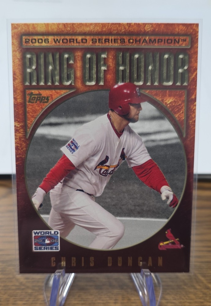 2009 Topps – Ring of Honor Chris Duncan #RH78