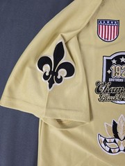 VTG Mitchell And Ness Negro Mens Large Basketball All Star Jersey Gold NWT
