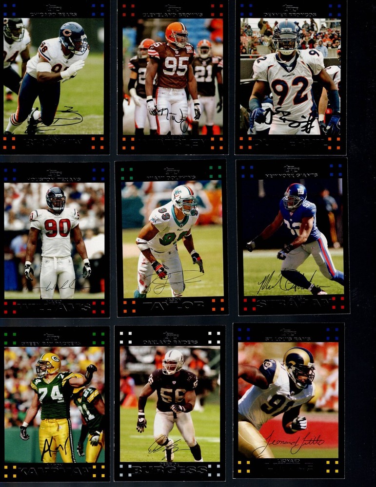 2007 TOPPS FOOTBALL COMPLETE YOUR SET 251-440 + INSERTS BUY 2 GET 1 FREE!