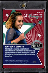 2025 Leaf Women of Sport Katelyn Ohashi ALOHO Super Prismatic Gold 1/1