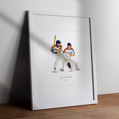 Jeff Bagwell & Craig Biggio Houston Astros 8×10 Print Baseball Poster Art