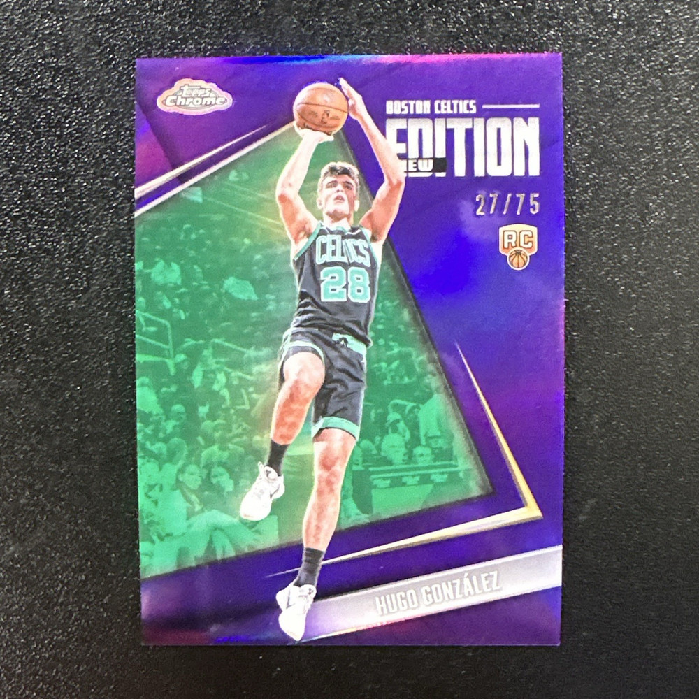Topps 2026 Topps Chrome Edition #GR-20 Hugo González Celtics RC 27/75