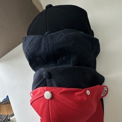 Seattle Mariners MLB Baseball Hats Caps Red Black Navy Lot of 4 Assorted