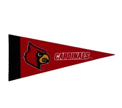 Louisville Cardinals Mini Pennant 4”x9&Prime; ACC Flag Basketball Football NCAA New