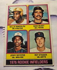 1976 Topps #592 RI Willie Randolph RC VG CONDITION AUCT#14145
