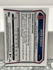 Justin Gonzales 2026 Bowman Baseball #CPA-JG Green Reptilian Auto /99