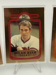 1993 BLEACHERS NOLAN RYAN 23KT GOLD 4 CARD SET