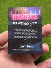 2025 Topps Midnight Ian Machado Garry UFC Nightfall Purple #/12 NF-13