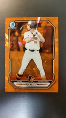 IKE IRISH 2026 BOWMAN CHROME SAPPHIRE ORANGE REFRACTOR 10/25 ORIOLES EZ38