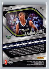 2025 Panini Prizm WNBA #83 Aziaha James White Seismic Prizms