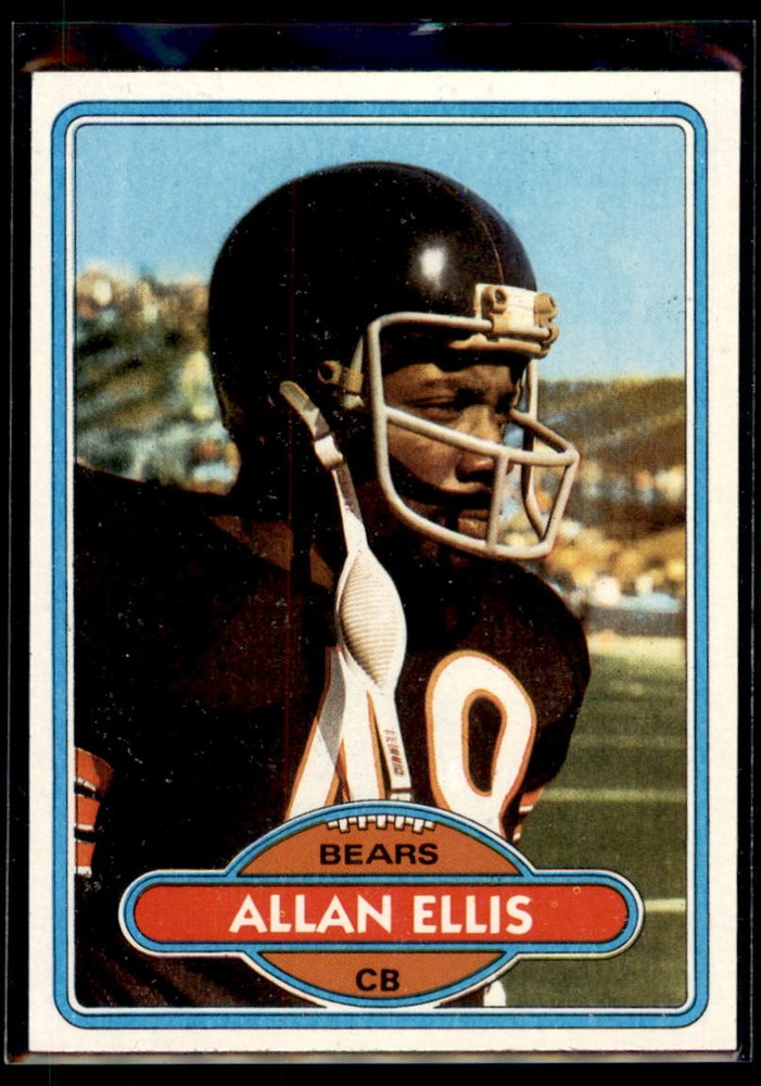 1980 Topps Allan Ellis #63 Chicago Bears