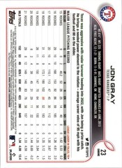 2022 Topps Chrome Sonic Black and White RayWave Refractors #23 Jon Gray – BB