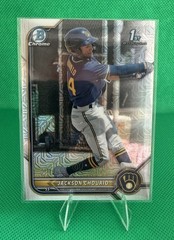 2022 Bowman – Chrome Prospects Jackson Chourio #BCP-79 Mojo Refractor (RC)