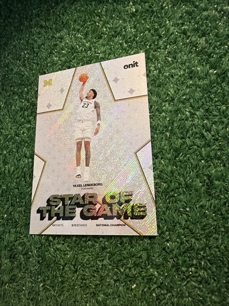 2025-26 ONIT Michigan National Champions Star of Game Yaxel Lendeborg STG-1 BD1