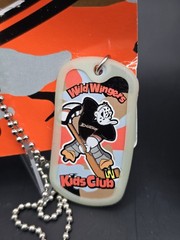 2007-2008 Anaheim Ducks Wild Wingers Kids Club Duck Dog Tags Necklace PAIR of 2