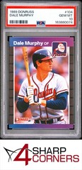 1989 DONRUSS #104 DALE MURPHY BRAVES PSA 10