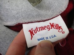 Vintage Harvard Sweatshirt Mens Large Red Gray NCAA College Nutmeg Mills 90s
