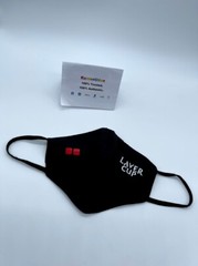 Size XL Laver Cup 2021 x UNIQLO Black Logo Airism Face Mask Cover 🚨 STAFF & VIP