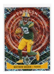 2025 Panini Phoenix Matthew Golden #13 (RC) Paragon Silver Lazer /149 Packers