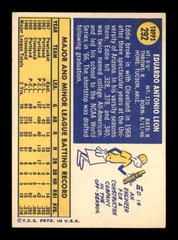 1970 Topps #292 Eddie Leon RC EX/EX+ X3732652