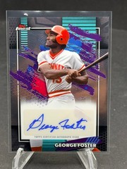 2026 TOPPS FINEST GEORGE FOSTER LEGEND AUTOGRAPH CARD #FMA-GF NEW! HOT!