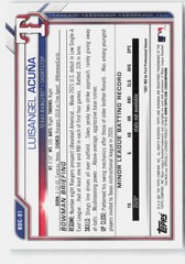 2021 Bowman Draft #BDC-81 Luisangel Acuña Chrome