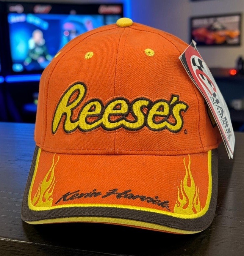 Kevin Harvick #21 Reese&rsquo;s RCR Chase Authentics NASCAR Racing Hat Cap NEW NWT