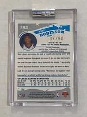 2005-06 Topps Chrome Nate Robinson Uncirculated BLUE XFRACTOR RC #193 MINT 37/90