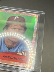 2025 Topps Chrome Platinum #416 Mike Schmidt Toile Rose Gold Refractor /75