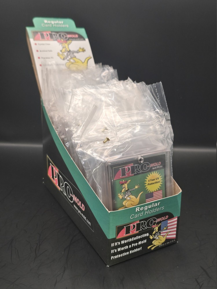 25x Pro Mold 20 Pt. One Screw (1-Screw) Regular Card Holders – USA