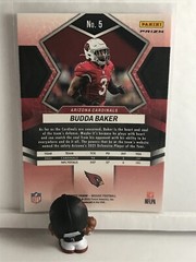 Budda Baker NFL Teenymates 1&Prime; Figure with 2022 Mosaic CAMO PINK MOSAIC Prizm #5