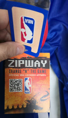 Vintage Y2K Style LA Clippers Zipway Track Jacket NBA Licensed NWT Size S Zip