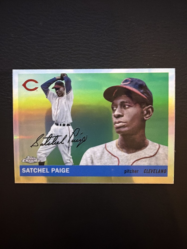 2025 Topps Chrome Platinum #499 Satchel Paige Prism Refractors