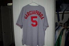 Majestic Boston Red Sox Nomar Garciaparra #5 Gray Road Jersey MLB Authentic