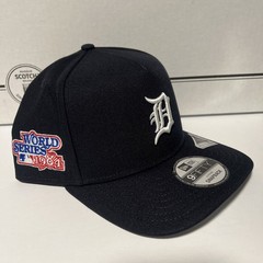 New Era Detroit Tigers Exclusive Navy 1984 9FIFTY A-Frame Snapback Hat Cap