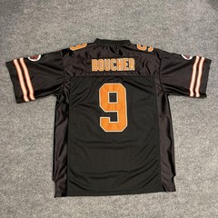 The Waterboy Boucher 9 Football Jersey Bourbon Bowl Mud Dogs Mens L Black Movie