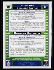 2006 Topps Total #180 Leonard Little / Anthony Hargrove