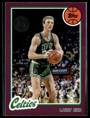 Larry Bird 2025-26 Topps 1980-81 Topps Basketball Pink Holo Foil #80BK-1 Celtics