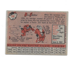 1958 Topps #198 Bill Virdon, Pittsburgh Pirates
