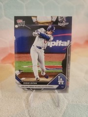 2025 Topps Now NL MVP, WS Champ Shohei Otani:Game 7 pitcher multi-hitgame WS rec