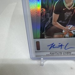 2025 Panini Prizm WNBA Kaitlyn Chen RC Silver #TB-KB Auto Valkaries