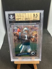 Cam Newton 2011 Topps Chrome X-FRACTOR REFRACTOR ROOKIE RC #1 BGS 9.5 👀🏈🔥