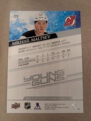 2020-21 NHL Upper Deck Extended Series Young Guns Mikhail Maltsev #723 (RC) A4