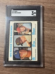 1973 Topps – High Number Mike Schmidt, Ron Cey, John Hilton #615 (RC)