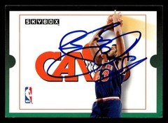 1992-93 SkyBox Brad Daugherty 286 Cleveland Cavaliers Signed/Auto UZ1329