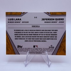 Luis Lara Jeferson Quero 2024 Bowman Chrome #II-9 International Impact Card MLB
