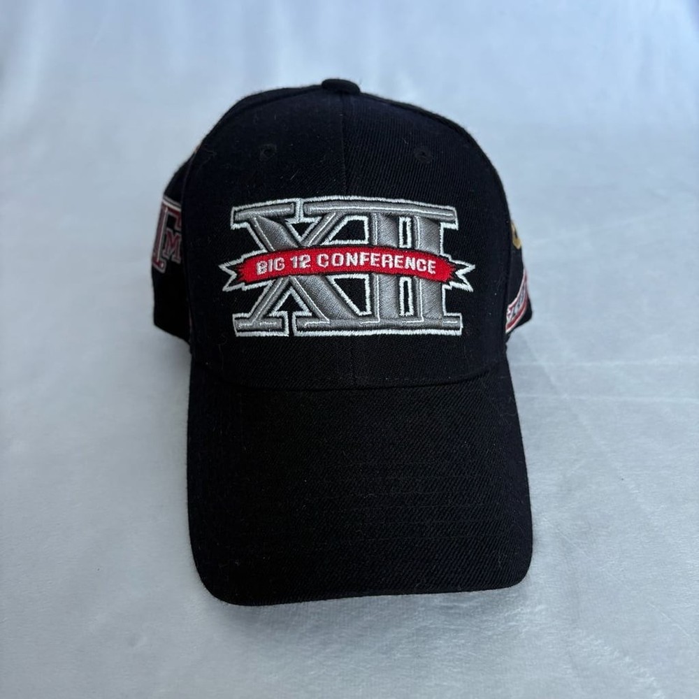 Top of the World Big 12 Conference XII All-Over Embroidered Logos Adjustable Hat